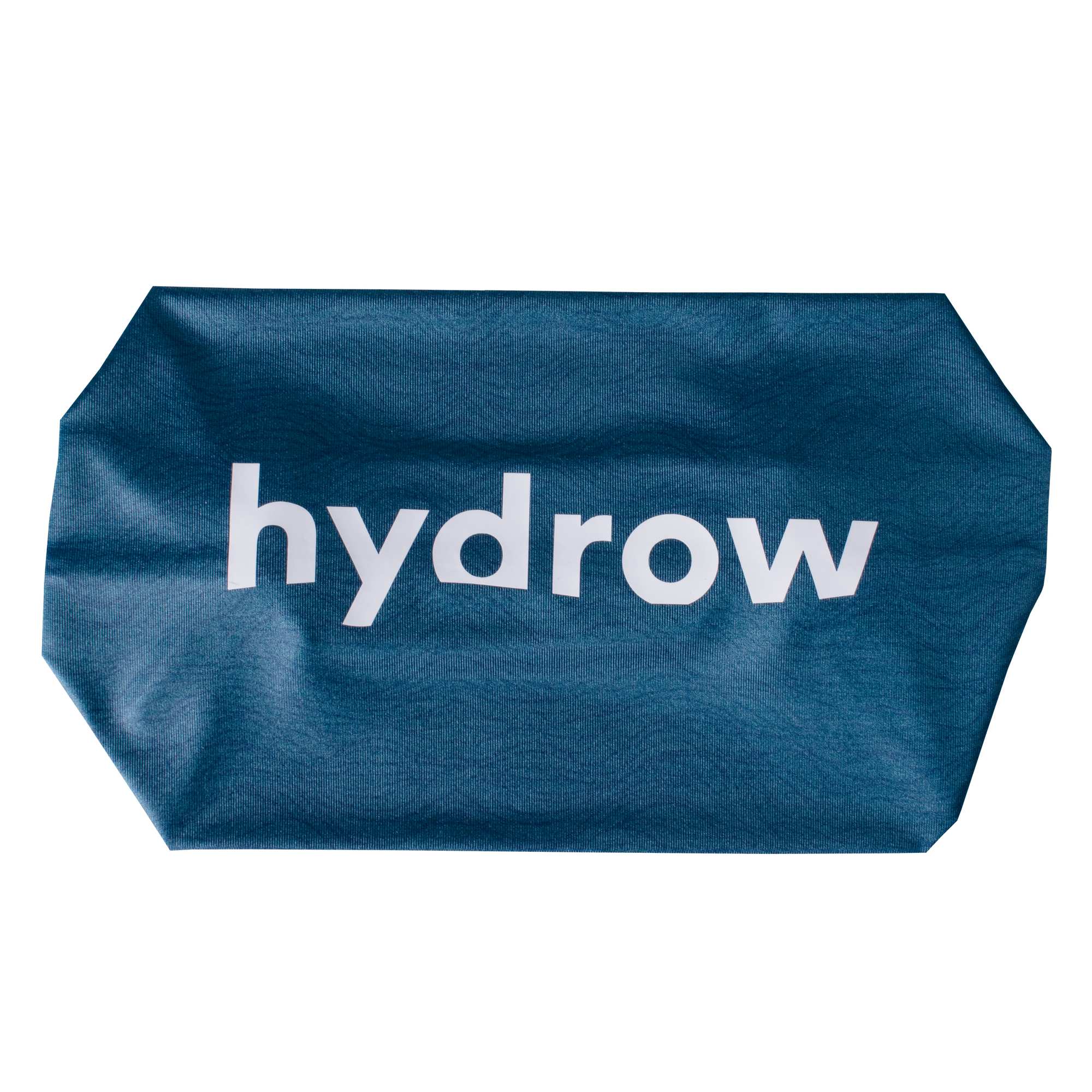 Blue headband with white hydrow logo
