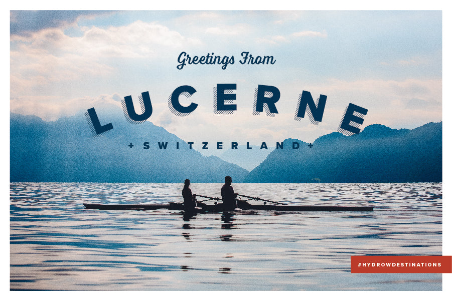 Lucerne on the water postcard